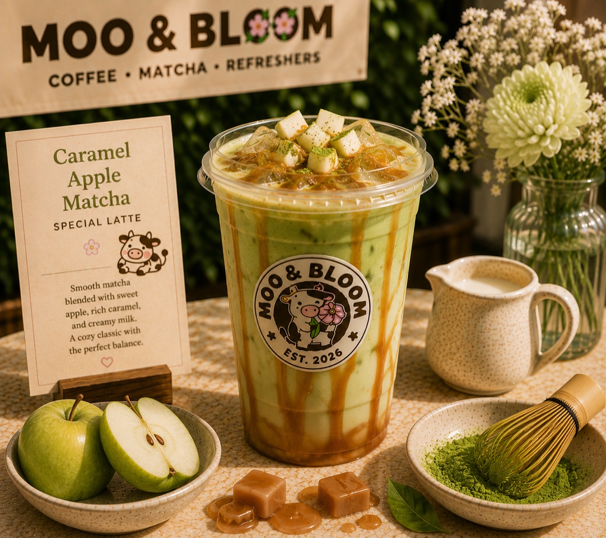 Caramel Apple Matcha