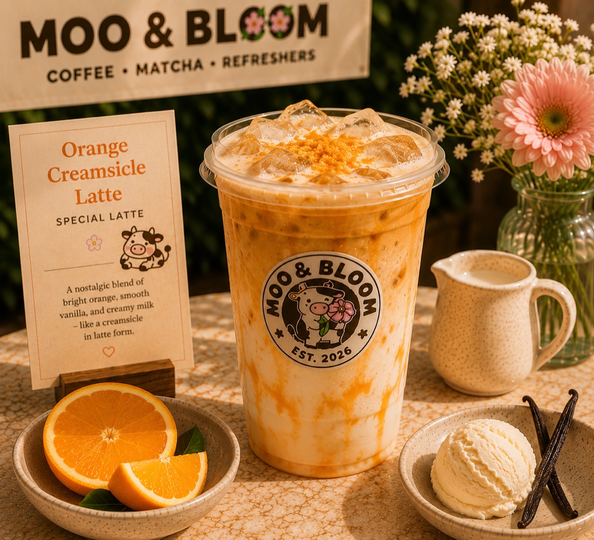 Orange Creamsicle Latte