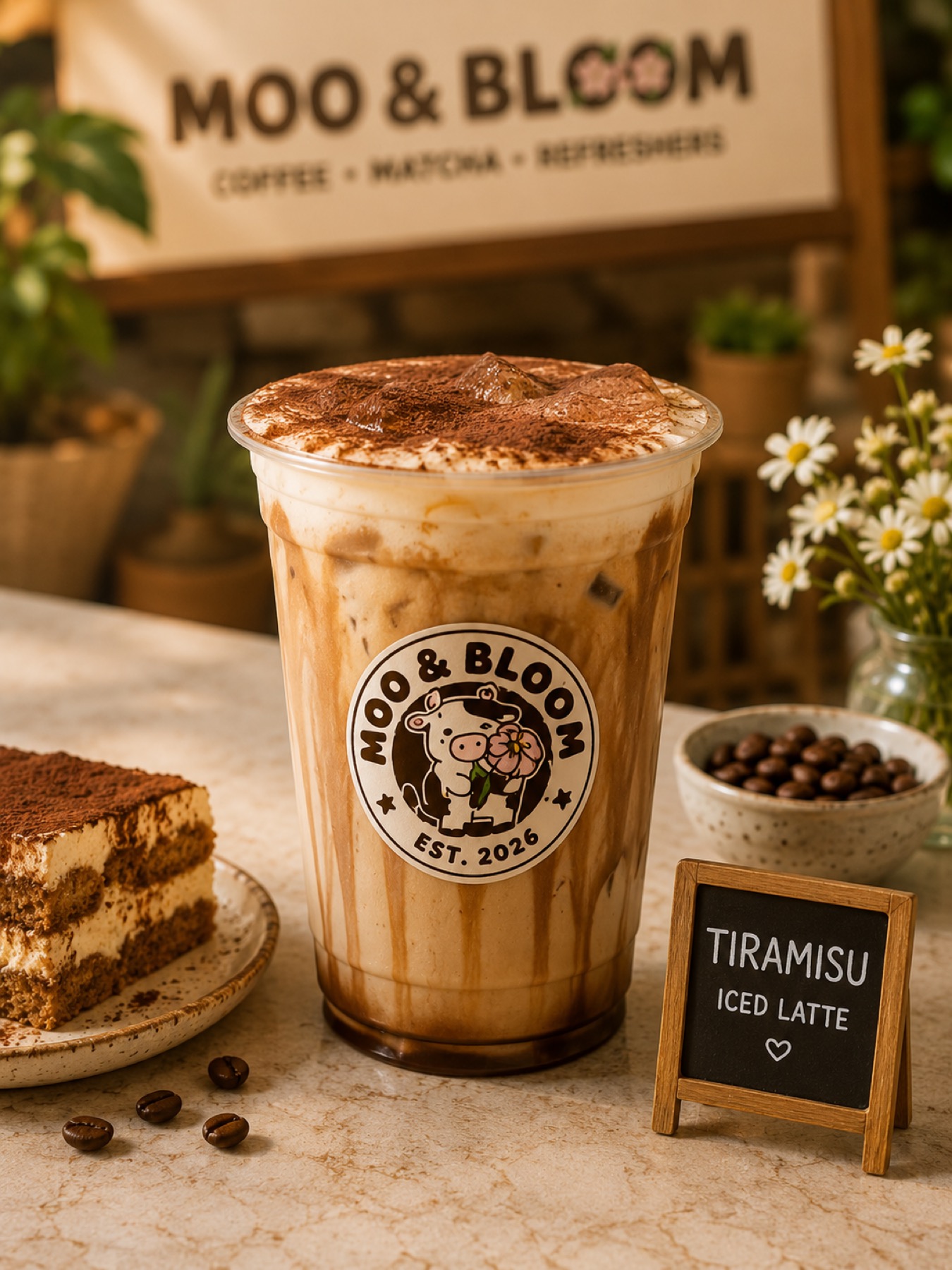 Tiramisu Iced Latte